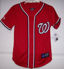 HARPER Washington Nationals Boys Majestic MLB Baseball jersey RED