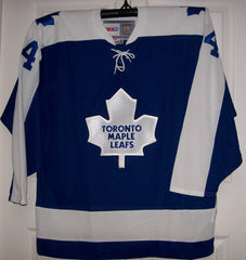 MATTHEWS Vintage Toronto maple Leafs Blue CCM 550 Jersey Lace-up Neck