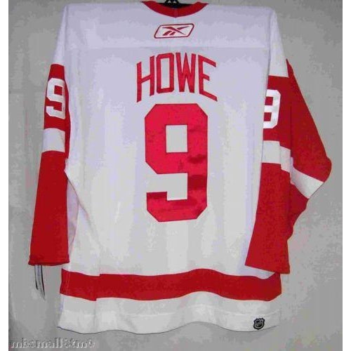 HOWE Detroit Red Wings Authentic AWAY Reebok 6100 Jersey