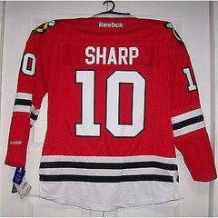 SHARP Chicago Blackhawks Reebok Premier 7185 HOME Red Jersey