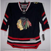 Chicago Blackhawks Reebok Premier Black Stadium Series YOUTH Jersey