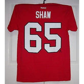 SHAW Chicago Blackhawks Reebok Player Name & Number T-Shirt Red
