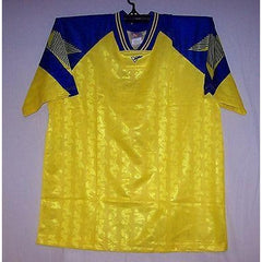 Yellow & Royal Interroma Soccer jersey jerseys Youth - Adult