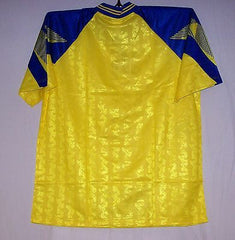 Yellow & Royal Interroma Soccer jersey jerseys Youth - Adult