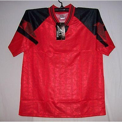Red & Black Interroma Soccer jersey jerseys Youth - Adult