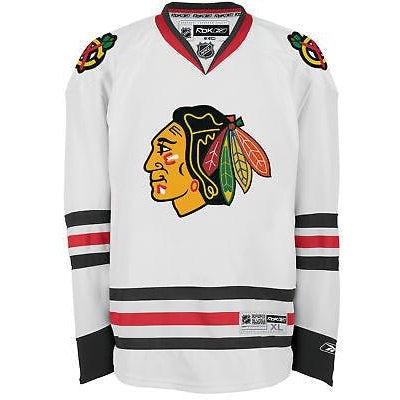 Chicago Blackhawks Reebok Premier 7185 AWAY White Jersey