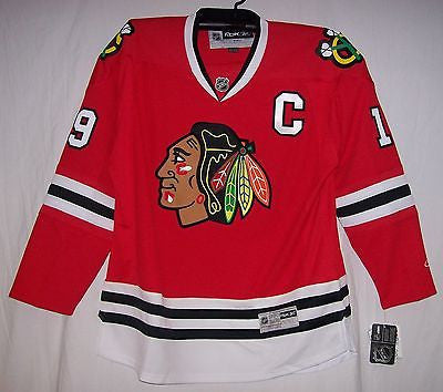 TOEWS Chicago Blackhawks Reebok Premier Home Red YOUTH Jersey