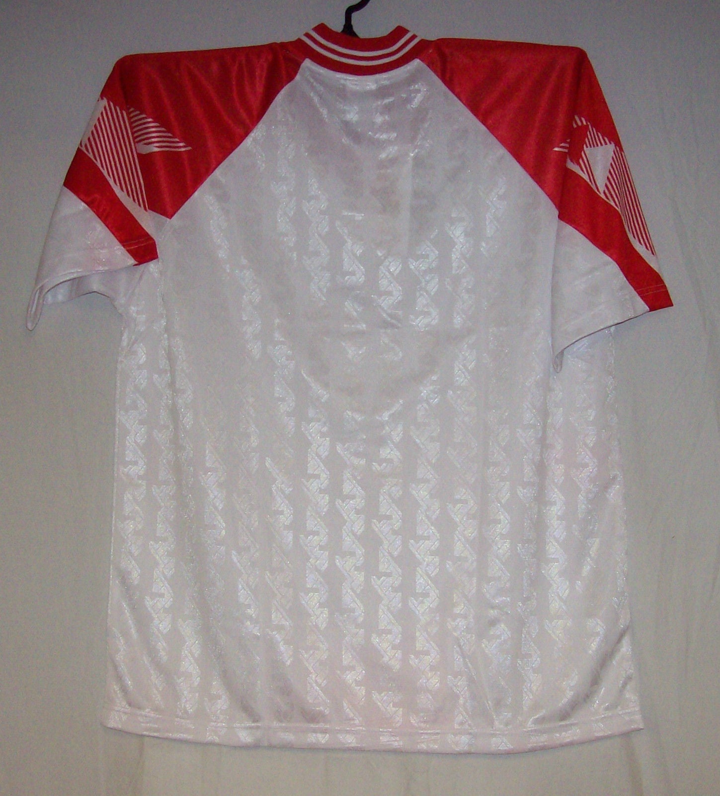 White & Red Interroma Soccer jersey jerseys Youth - Adult