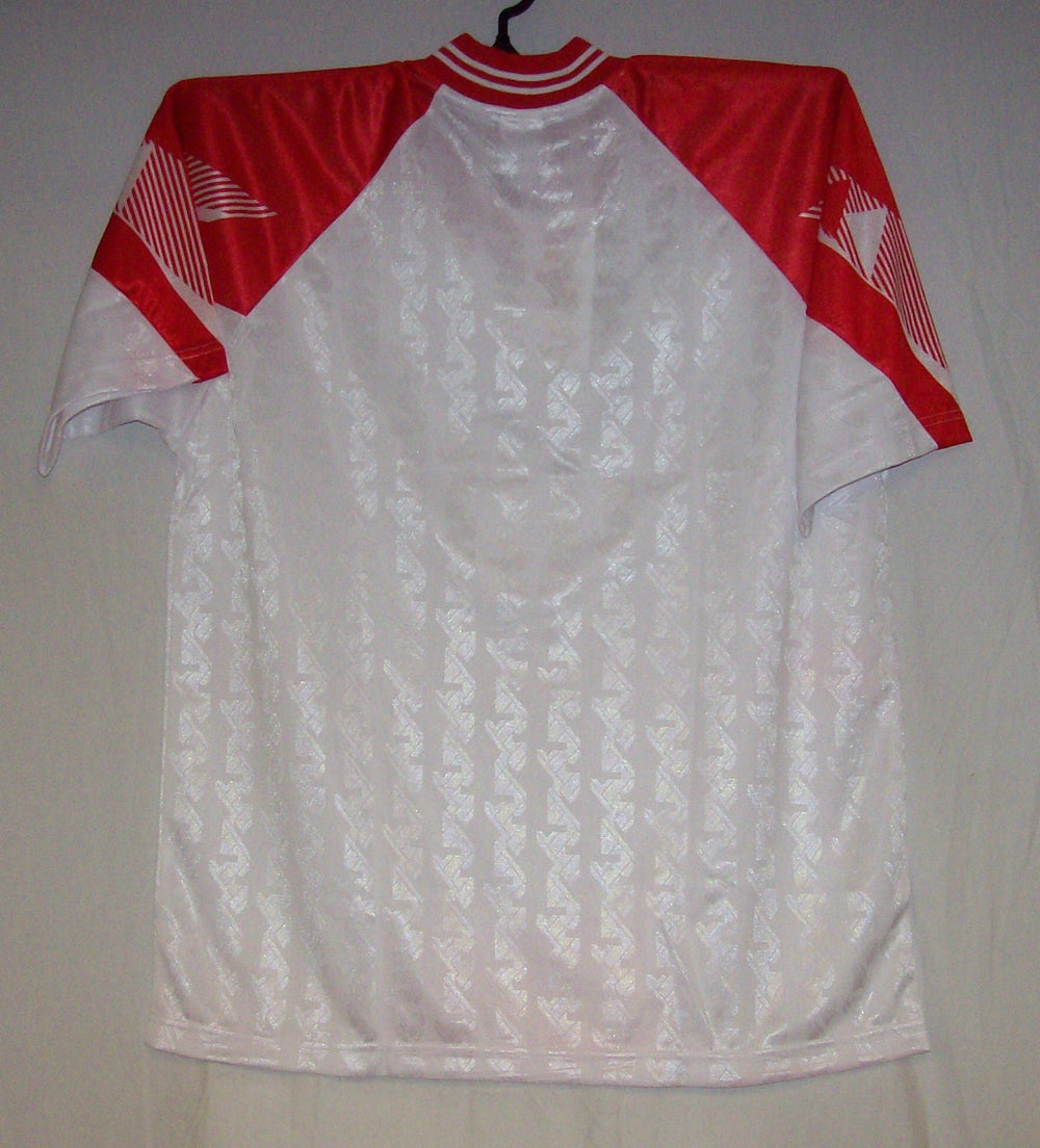 White & Red Interroma Soccer jersey jerseys Youth - Adult